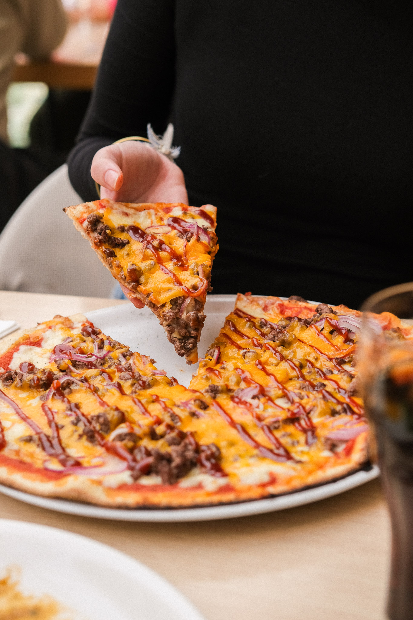 Pizza à l'américaine